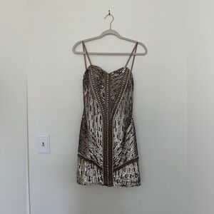 Scala beaded party dress size 4